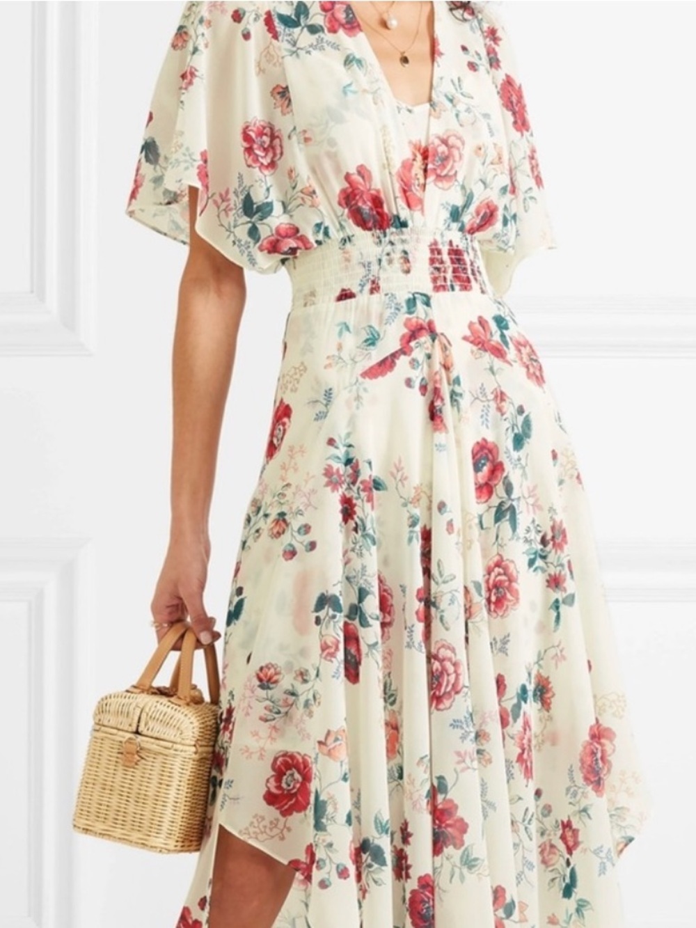 Maje Floral Maxi Dress Size 1 (S) /Swimming Suit Cover Ups